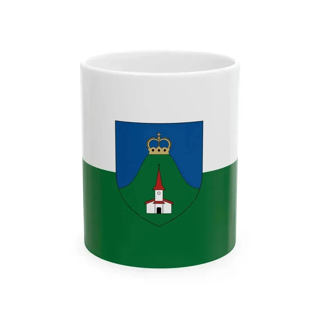 Flag of Hegyesd (Hungary) White Coffee Mug 11oz - Go Mug Yourself