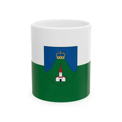 Flag of Hegyesd (Hungary) White Coffee Mug 11oz - Go Mug Yourself