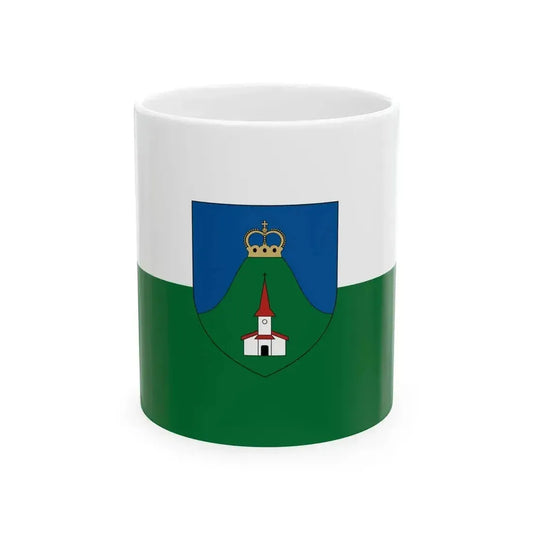 Flag of Hegyesd (Hungary) White Coffee Mug 11oz - Go Mug Yourself