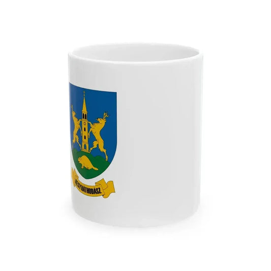 Flag of Hegyhathodasz (Hungary) White Coffee Mug 11oz - Go Mug Yourself