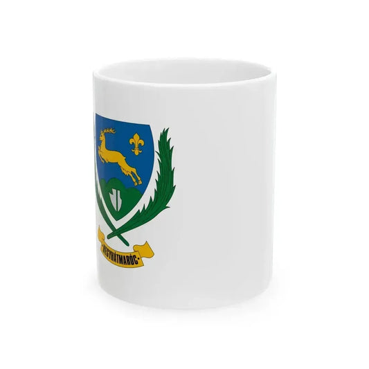 Flag of Hegyhatmaroc (Hungary) White Coffee Mug 11oz - Go Mug Yourself