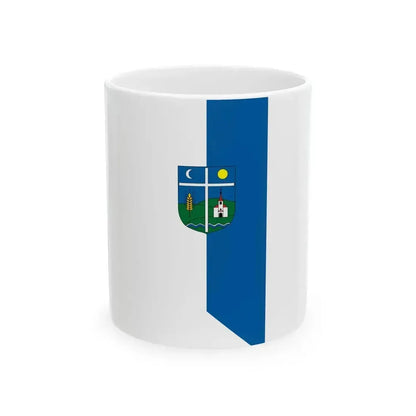 Flag of Hegyhatszentpeter (Hungary) White Coffee Mug 11oz - Go Mug Yourself