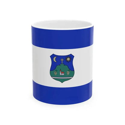 Flag of Hegymagas (Hungary) White Coffee Mug 11oz - Go Mug Yourself