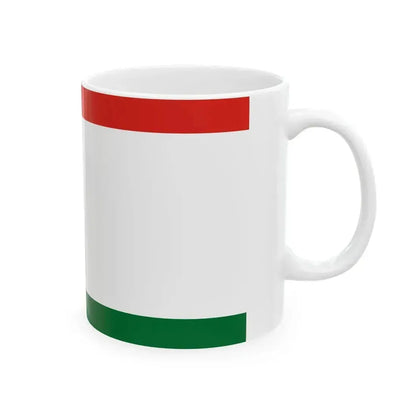 Flag of Hehalom (Hungary) White Coffee Mug - Go Mug Yourself