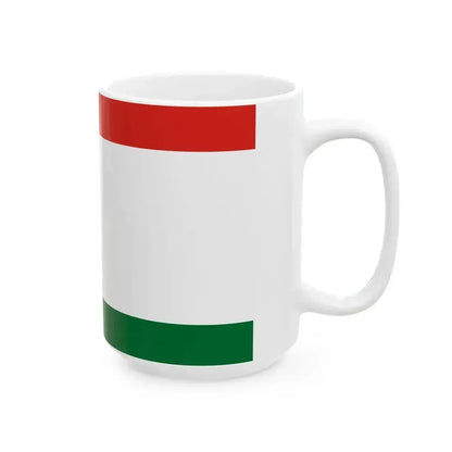 Flag of Hehalom (Hungary) White Coffee Mug - Go Mug Yourself