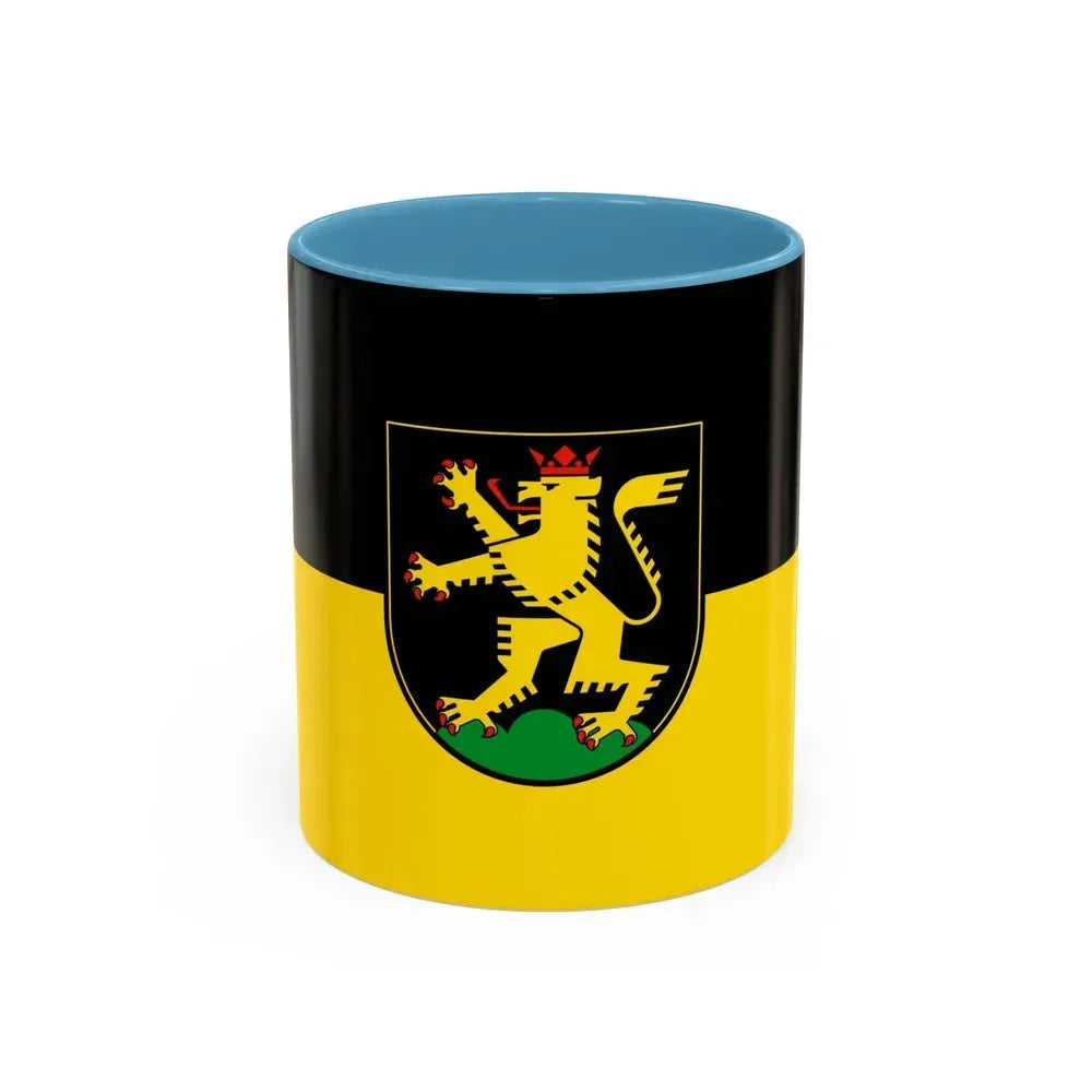 Flag of Heidelberg Germany - Accent Coffee Mug 11oz Light Blue - Go Mug Yourself
