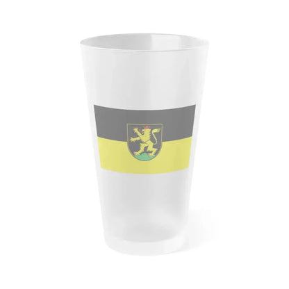 Flag of Heidelberg Germany - Frosted Pint Glass 16oz 16oz Frosted - Go Mug Yourself