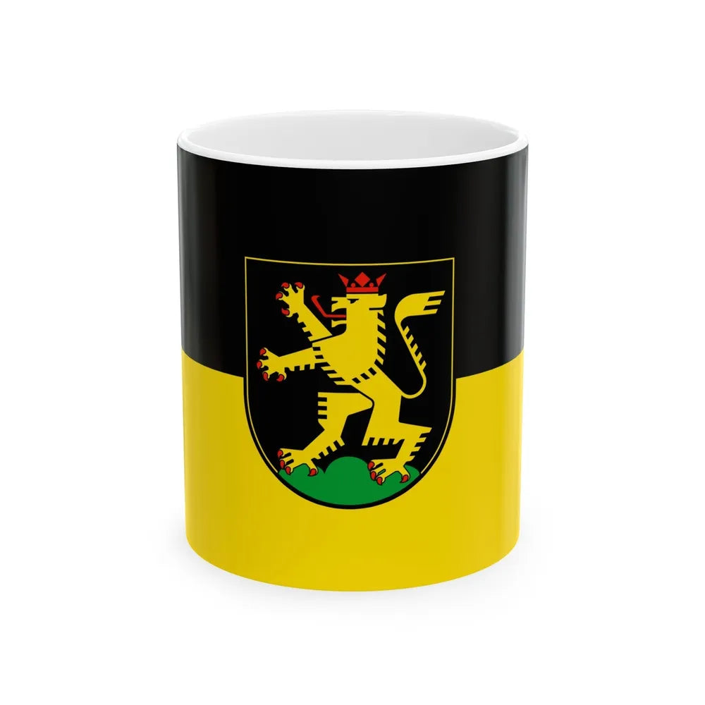 Flag of Heidelberg Germany - White Coffee Mug-11oz-Go Mug Yourself