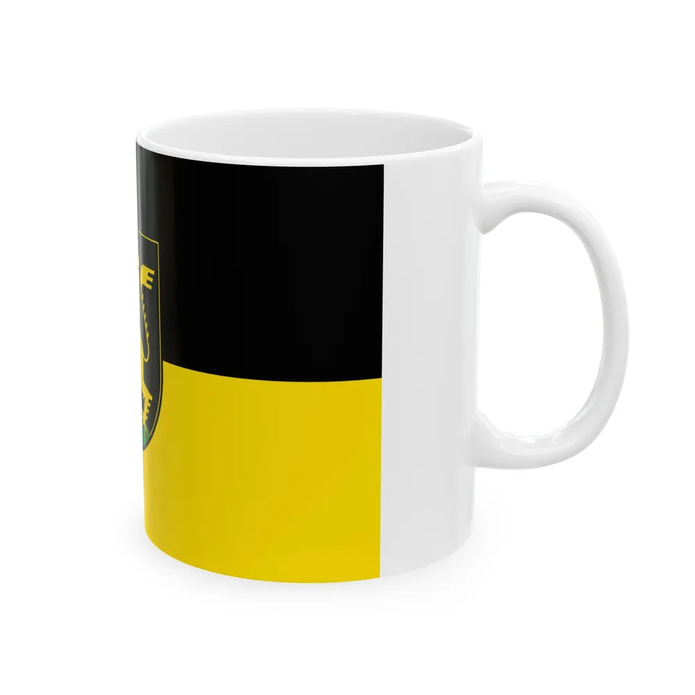 Flag of Heidelberg Germany - White Coffee Mug-Go Mug Yourself