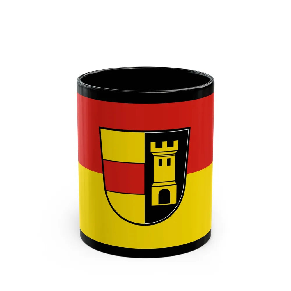 Flag of Heidenheim Germany - Black Coffee Mug-11oz-Go Mug Yourself