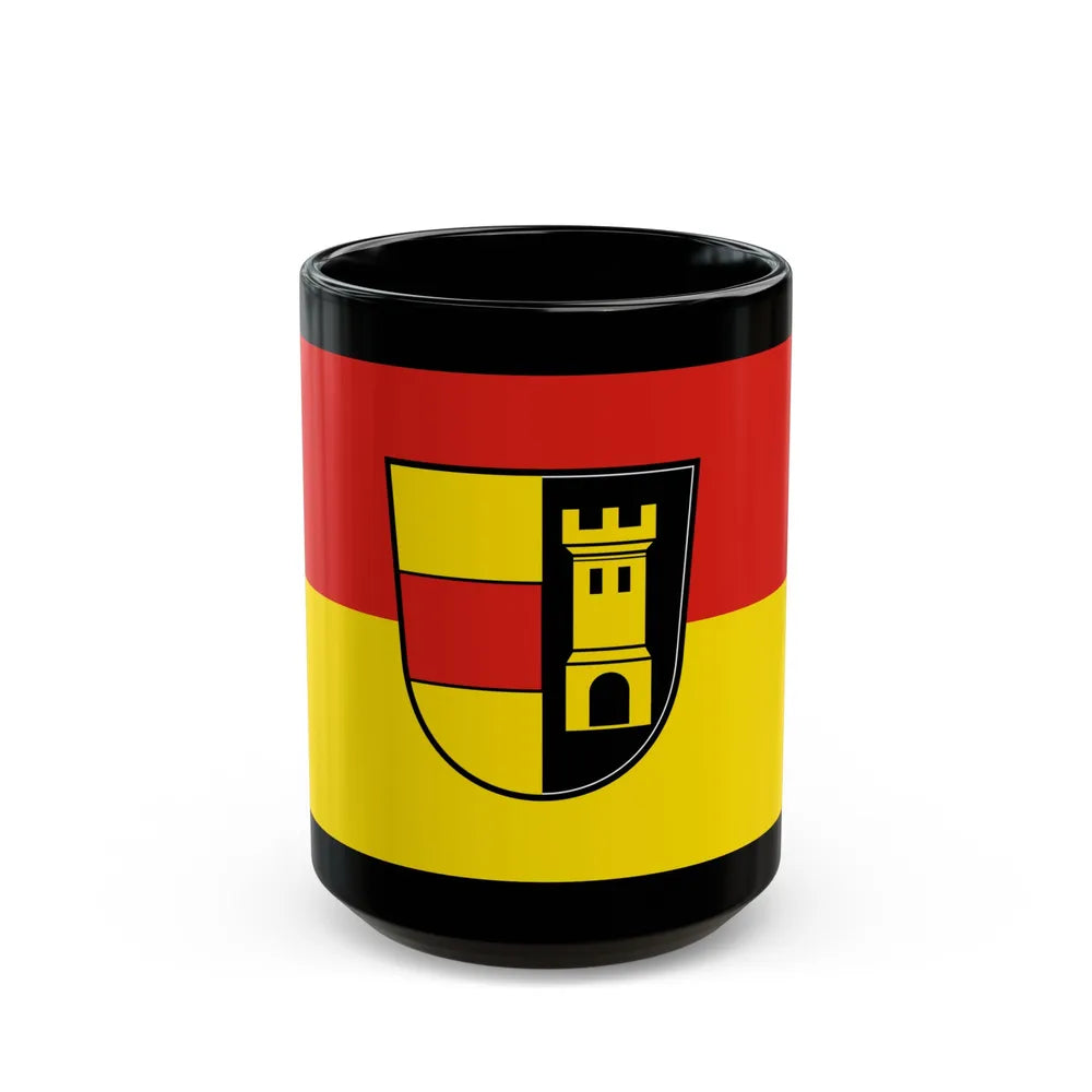 Flag of Heidenheim Germany - Black Coffee Mug-15oz-Go Mug Yourself