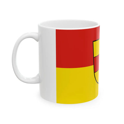 Flag of Heidenheim Germany - White Coffee Mug-Go Mug Yourself