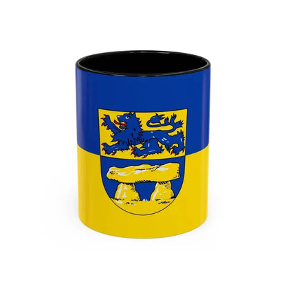 Flag of Heidkreis Germany - Accent Coffee Mug 11oz Black - Go Mug Yourself