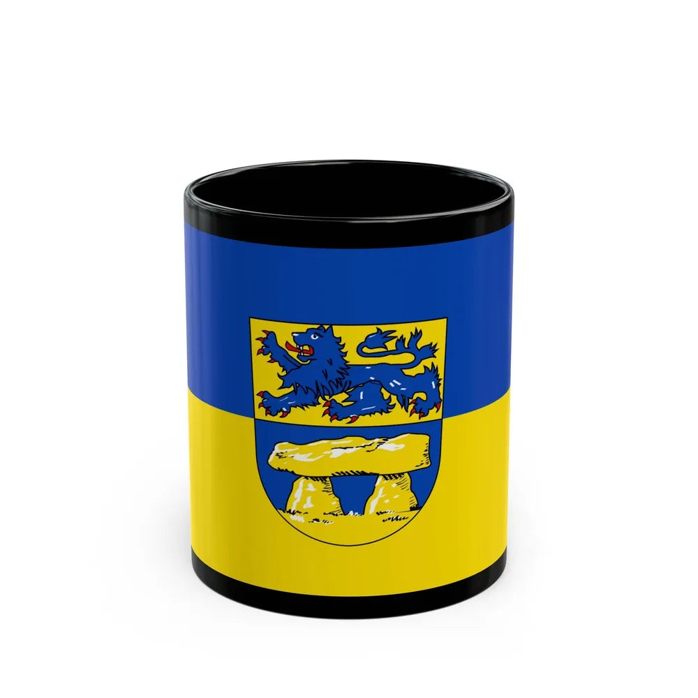 Flag of Heidkreis Germany - Black Coffee Mug-11oz-Go Mug Yourself