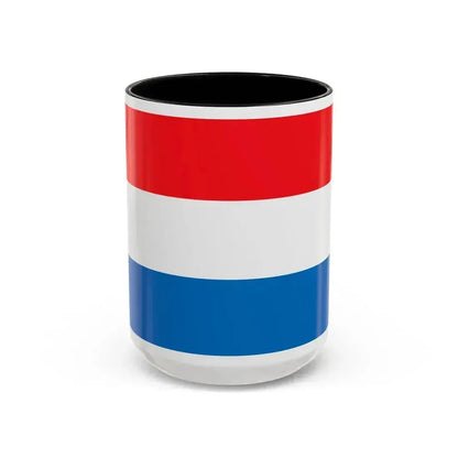 Flag of Heilbronn 2 Germany - Accent Coffee Mug 15oz Black - Go Mug Yourself