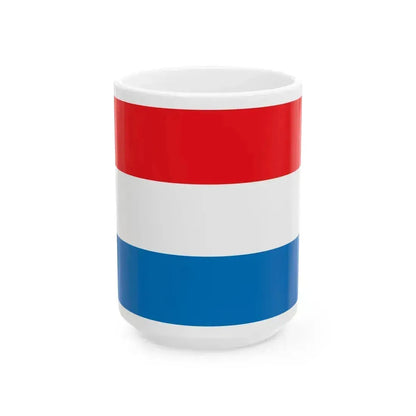 Flag of Heilbronn 2 Germany - White Coffee Mug 15oz - Go Mug Yourself