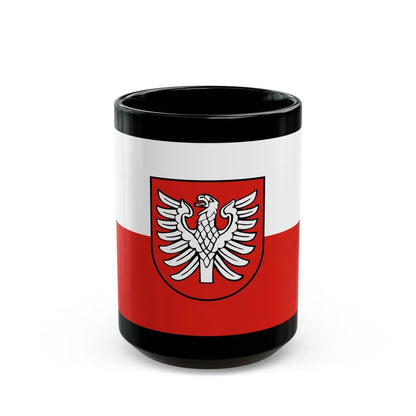 Flag of Heilbronn Germany - Black Coffee Mug-15oz-Go Mug Yourself