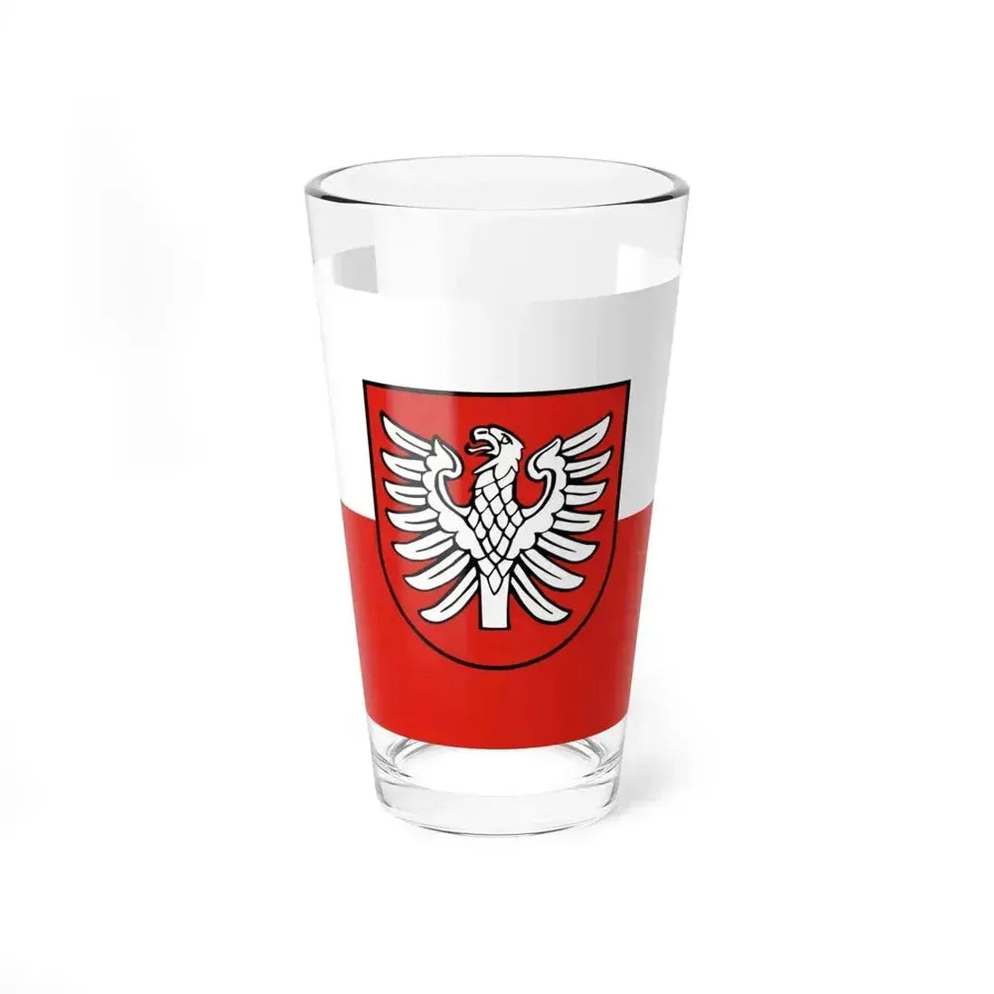 Flag of Heilbronn Germany - Pint Glass 16oz 16oz - Go Mug Yourself