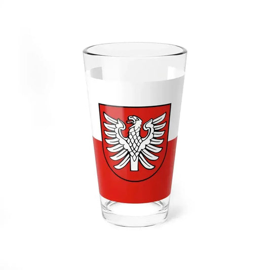 Flag of Heilbronn Germany - Pint Glass 16oz 16oz - Go Mug Yourself
