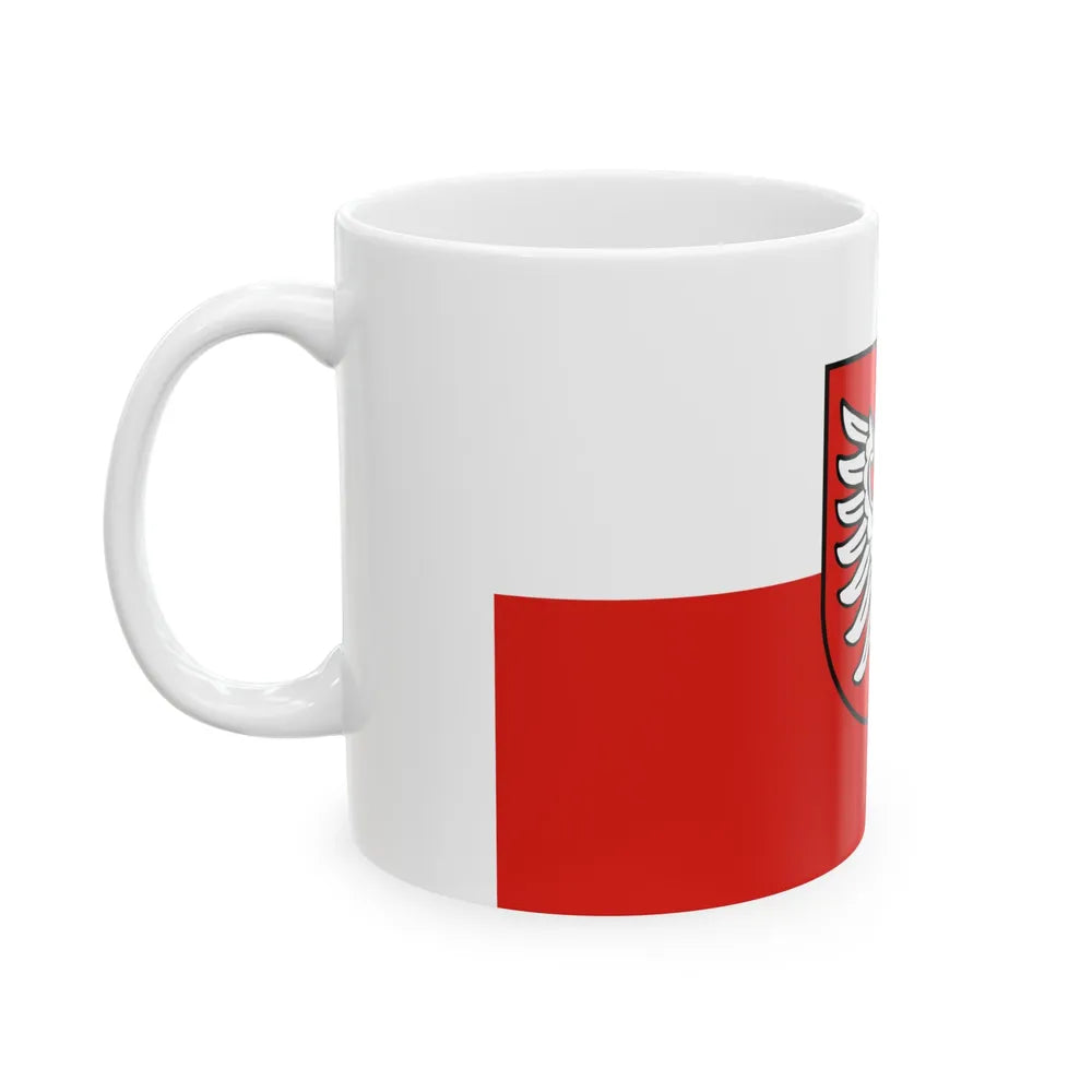 Flag of Heilbronn Germany - White Coffee Mug-Go Mug Yourself