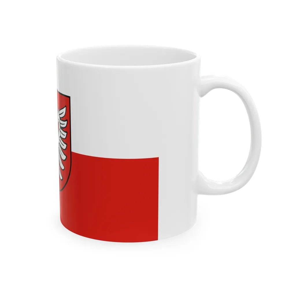 Flag of Heilbronn Germany - White Coffee Mug-Go Mug Yourself