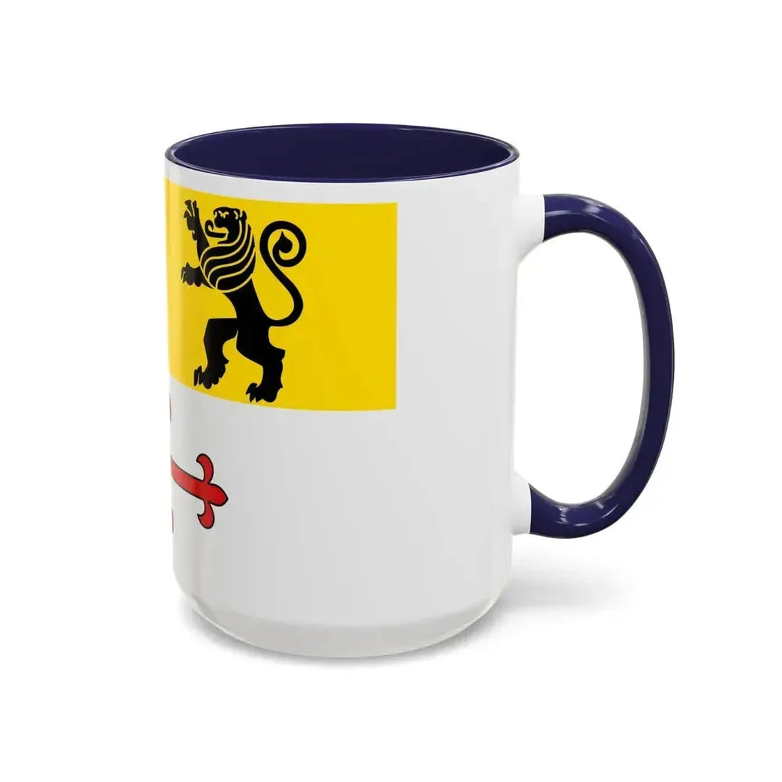 Flag of Heinsberg Germany - Accent Coffee Mug - Go Mug Yourself