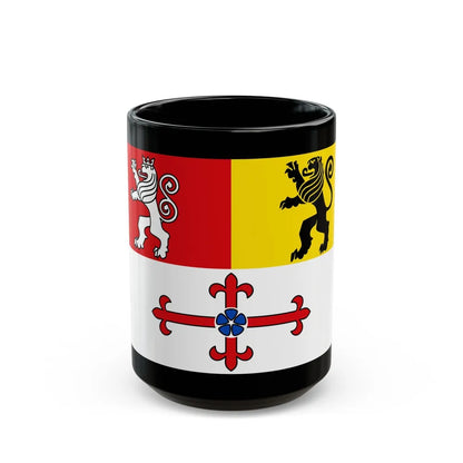 Flag of Heinsberg Germany - Black Coffee Mug-15oz-Go Mug Yourself