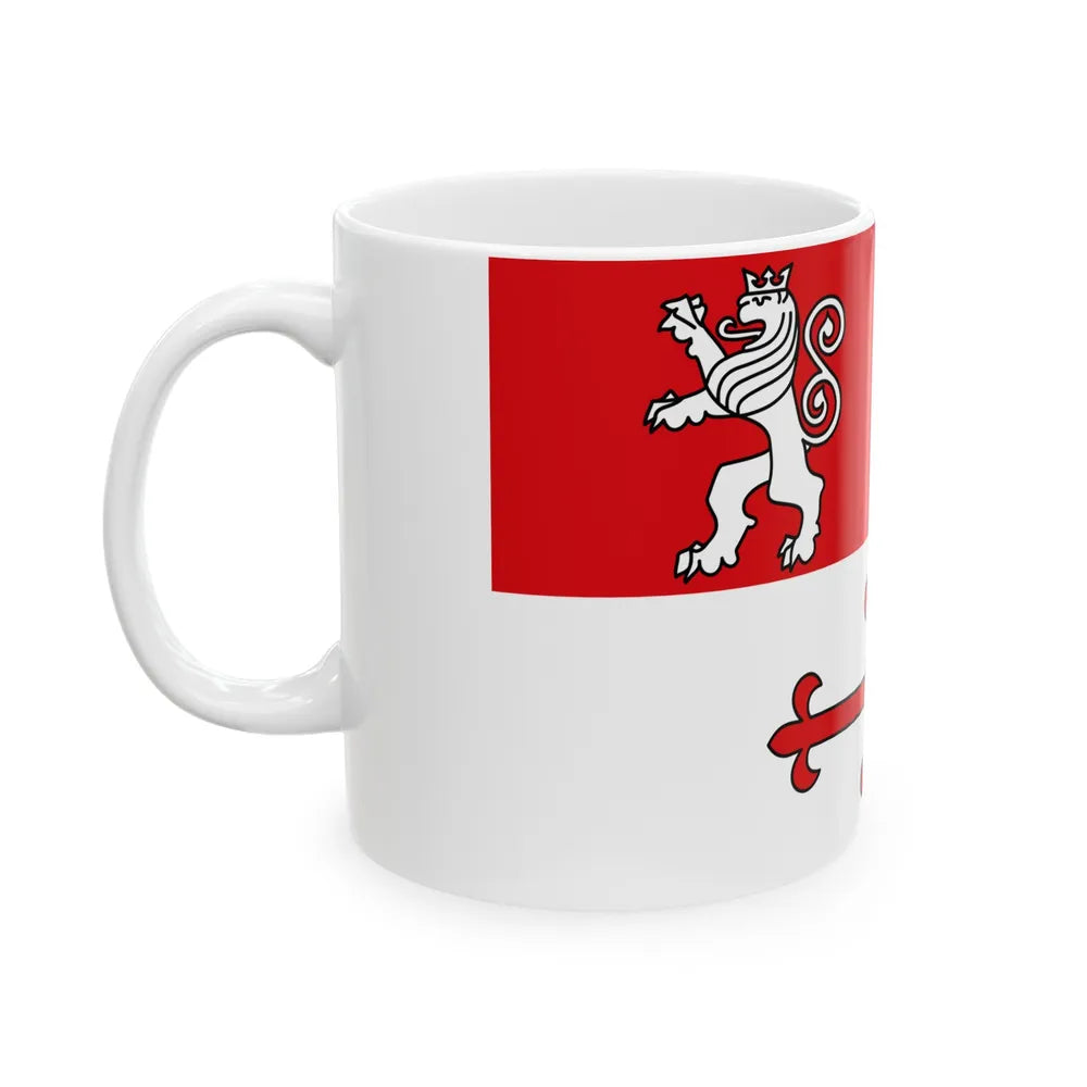 Flag of Heinsberg Germany - White Coffee Mug-Go Mug Yourself