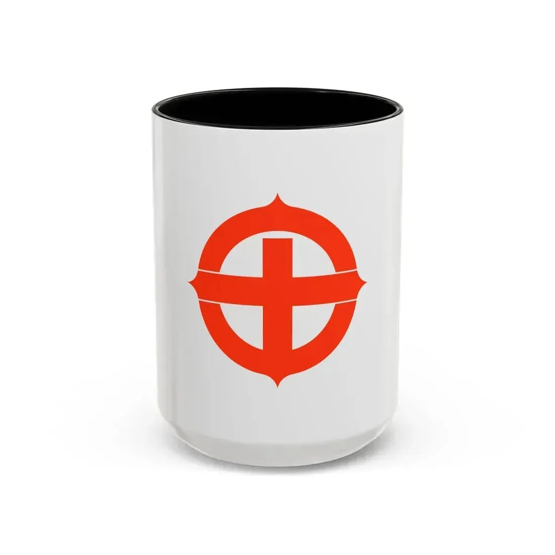 Flag of Hekinan Japan - Accent Coffee Mug 15oz Black - Go Mug Yourself