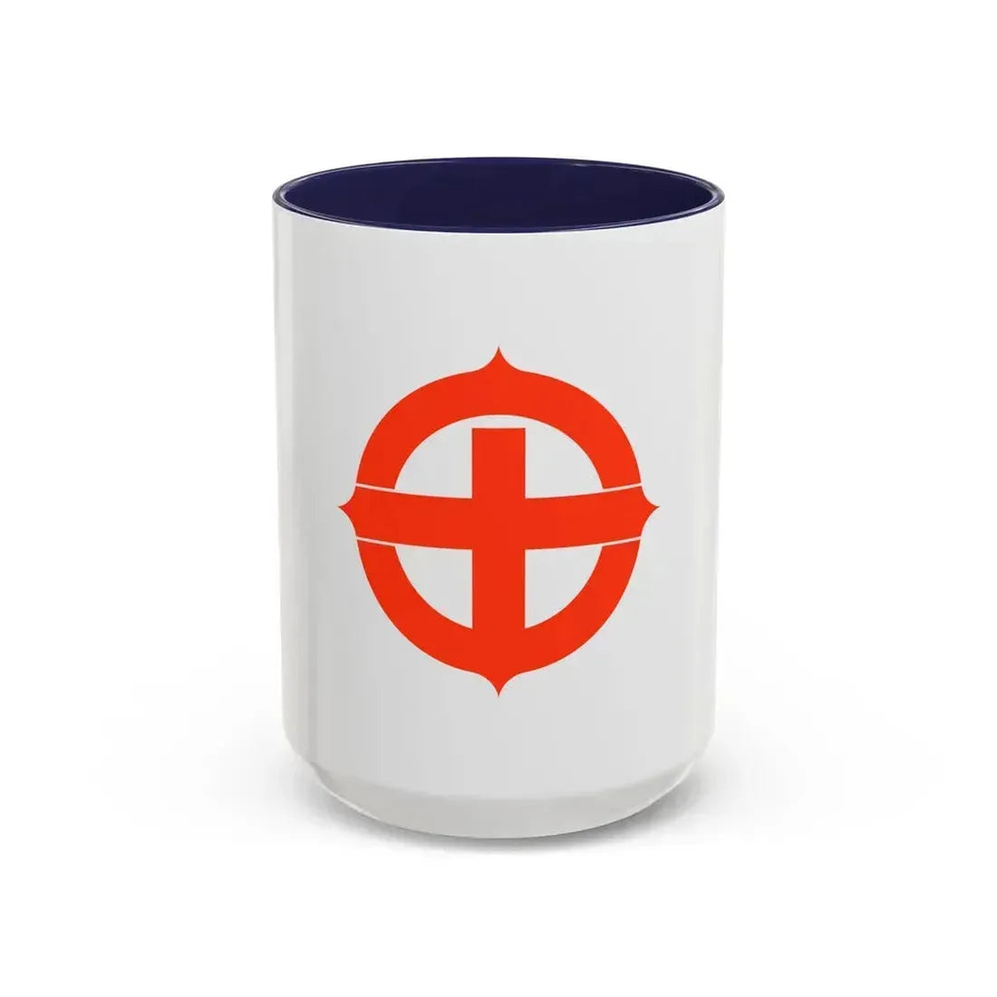 Flag of Hekinan Japan - Accent Coffee Mug 15oz Navy - Go Mug Yourself