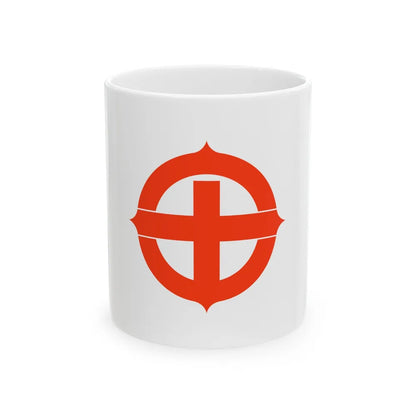 Flag of Hekinan Japan - White Coffee Mug-11oz-Go Mug Yourself