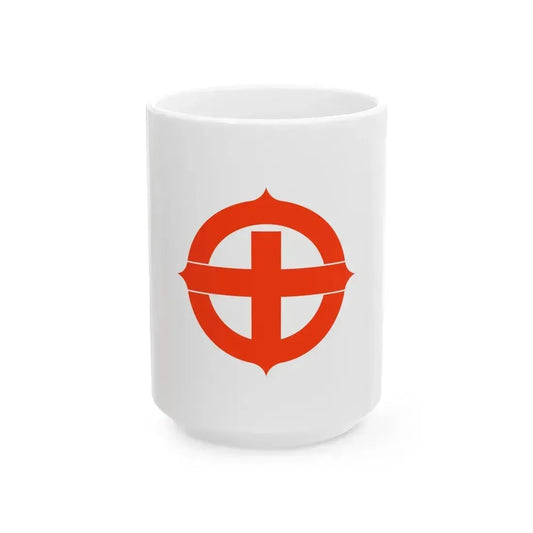 Flag of Hekinan Japan - White Coffee Mug 15oz - Go Mug Yourself