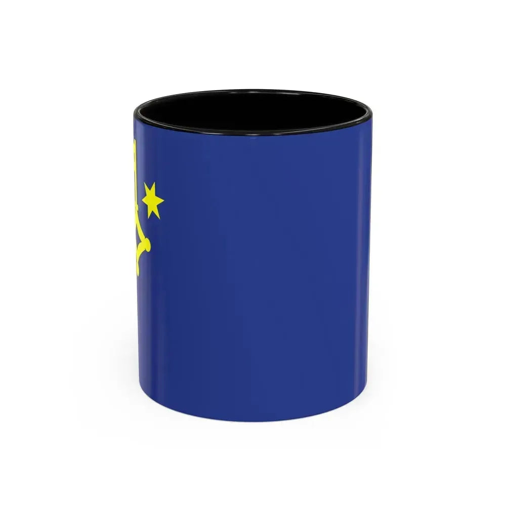 Flag of Hel Poland - Accent Coffee Mug 11oz Black - Go Mug Yourself