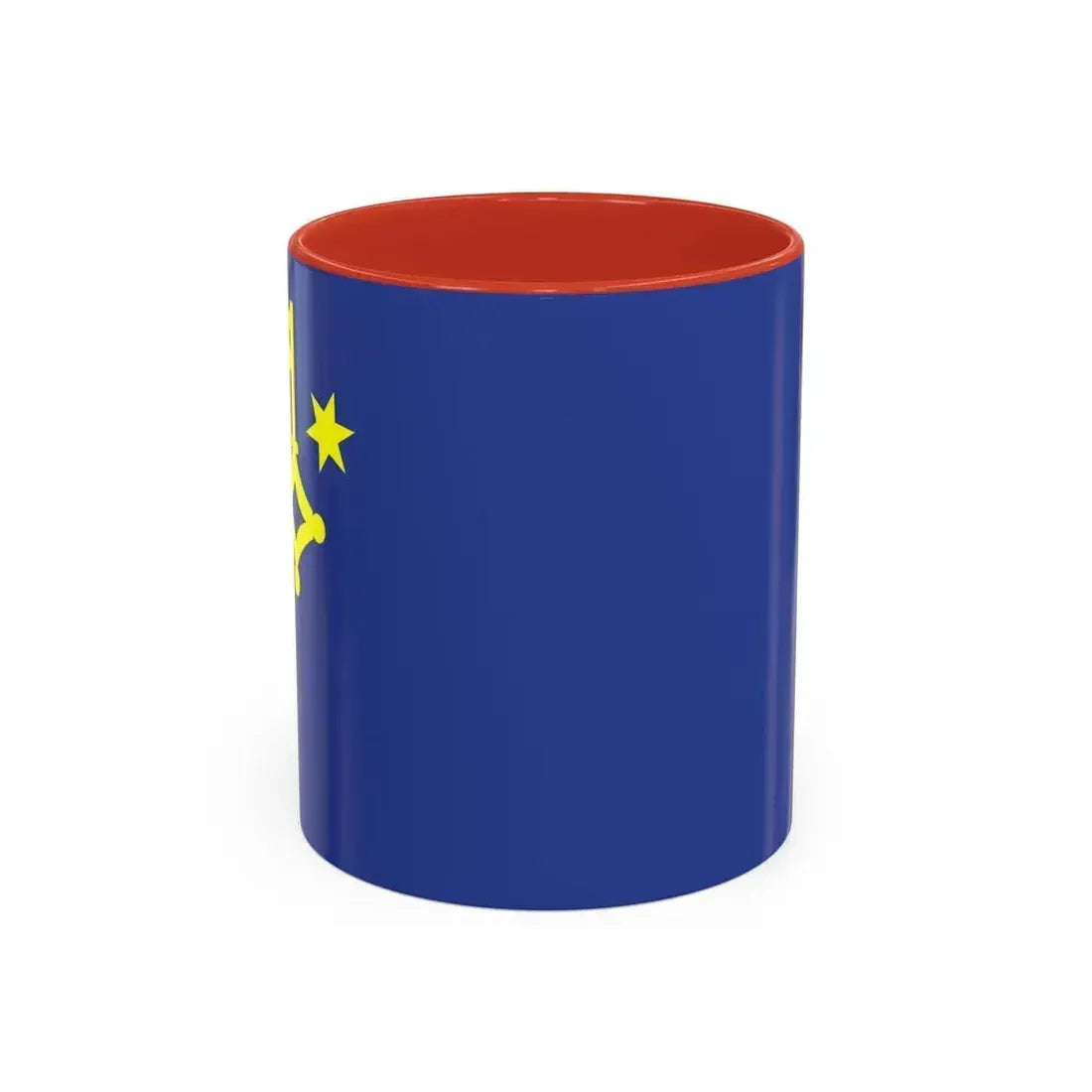 Flag of Hel Poland - Accent Coffee Mug 11oz Red - Go Mug Yourself