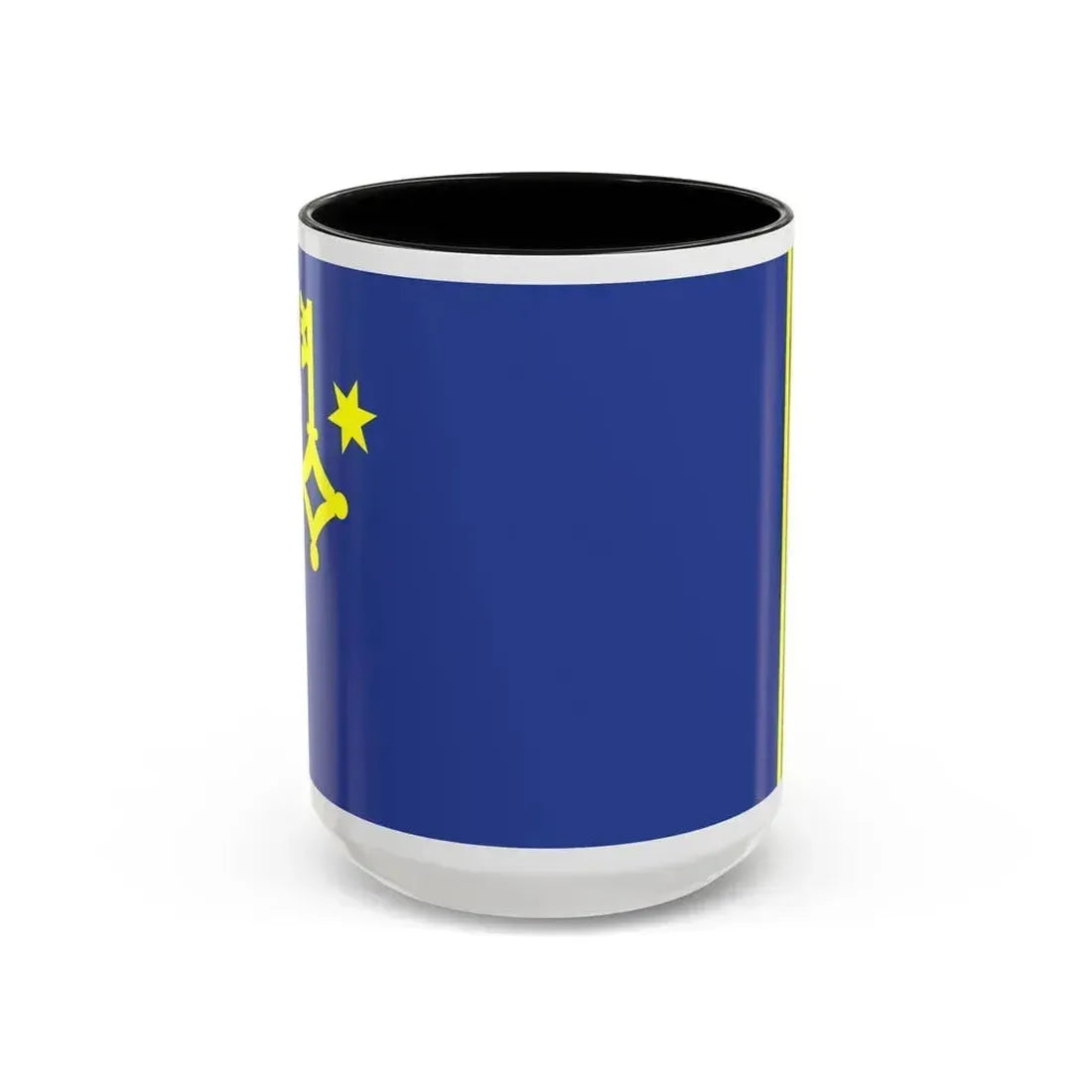 Flag of Hel Poland - Accent Coffee Mug 15oz Black - Go Mug Yourself