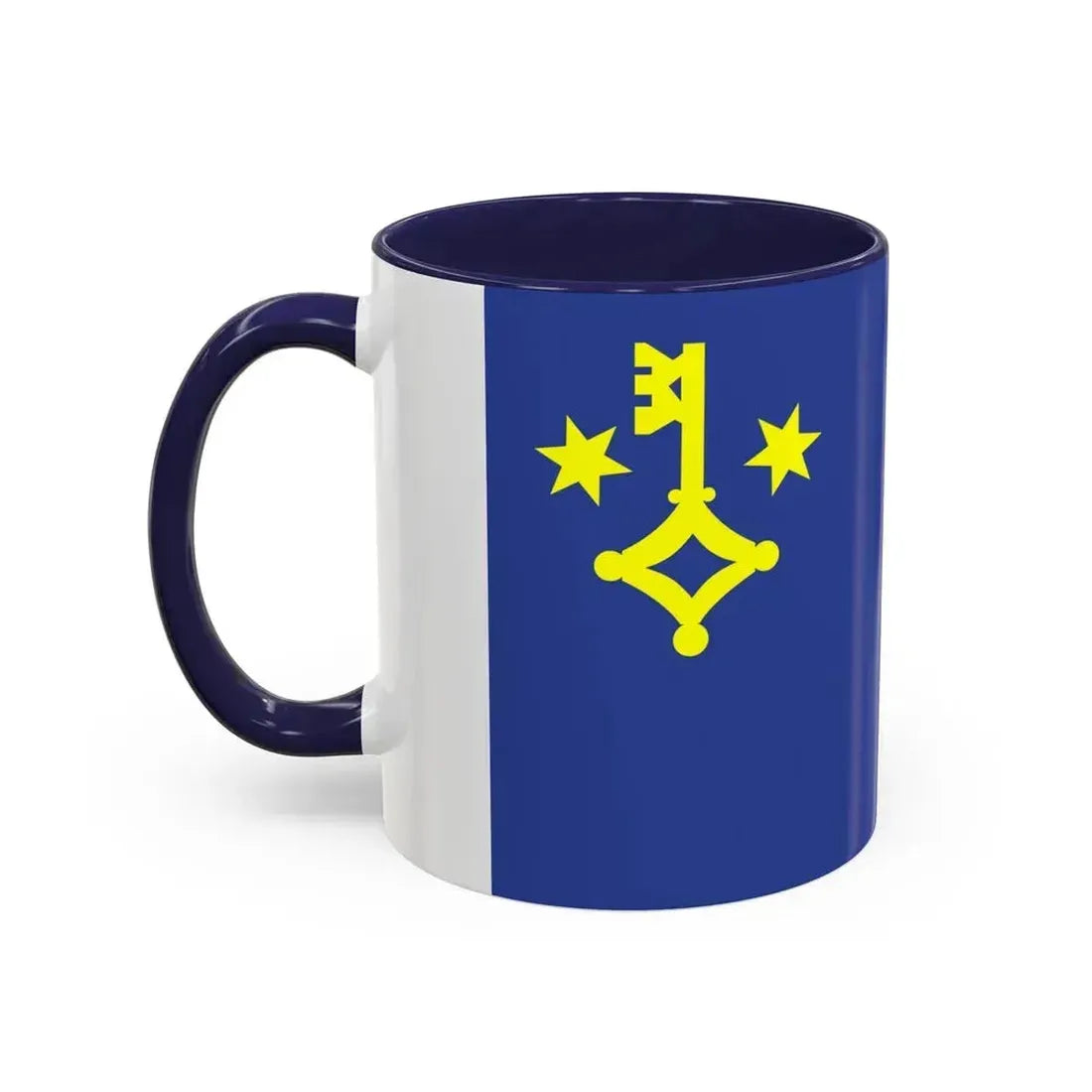 Flag of Hel Poland - Accent Coffee Mug - Go Mug Yourself