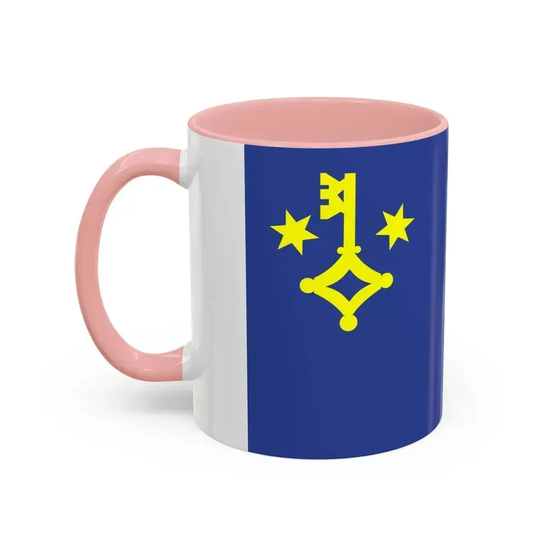 Flag of Hel Poland - Accent Coffee Mug - Go Mug Yourself