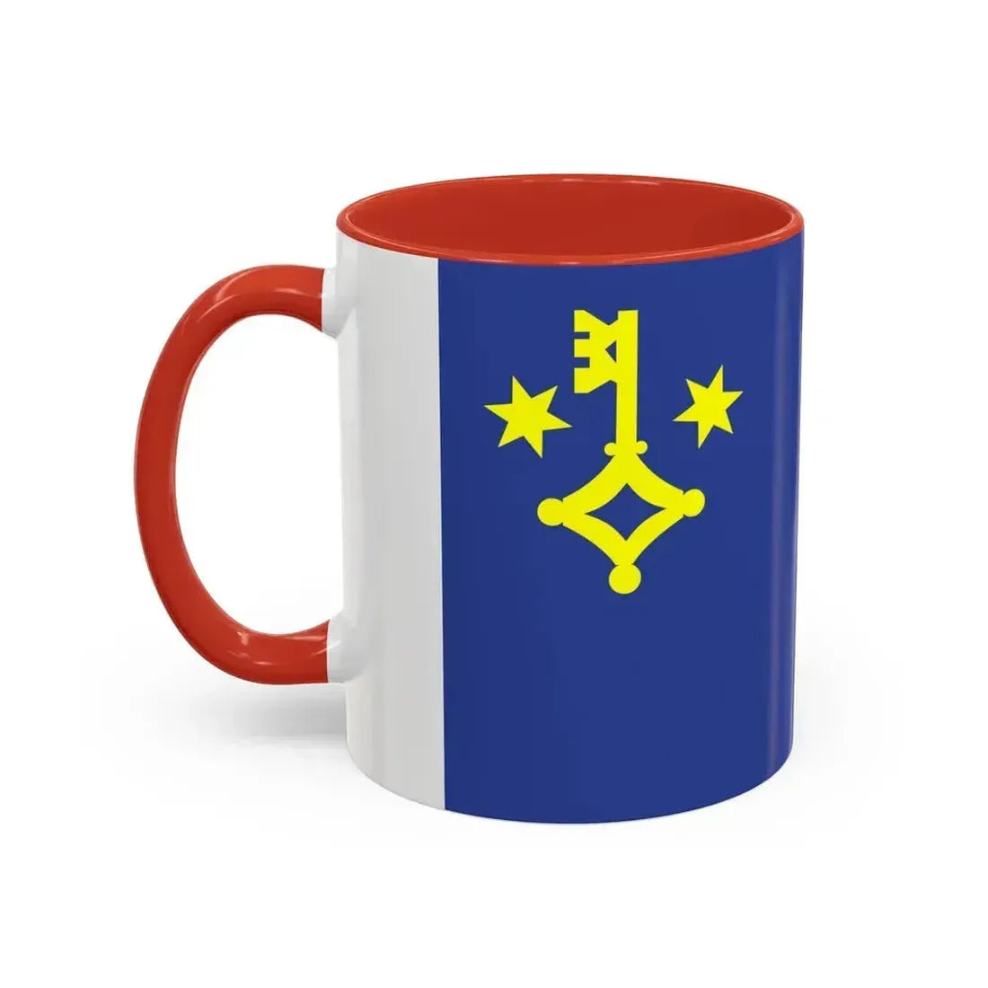 Flag of Hel Poland - Accent Coffee Mug - Go Mug Yourself