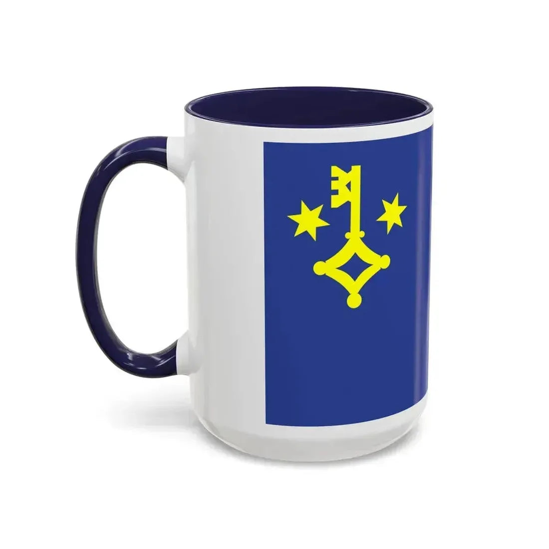 Flag of Hel Poland - Accent Coffee Mug - Go Mug Yourself