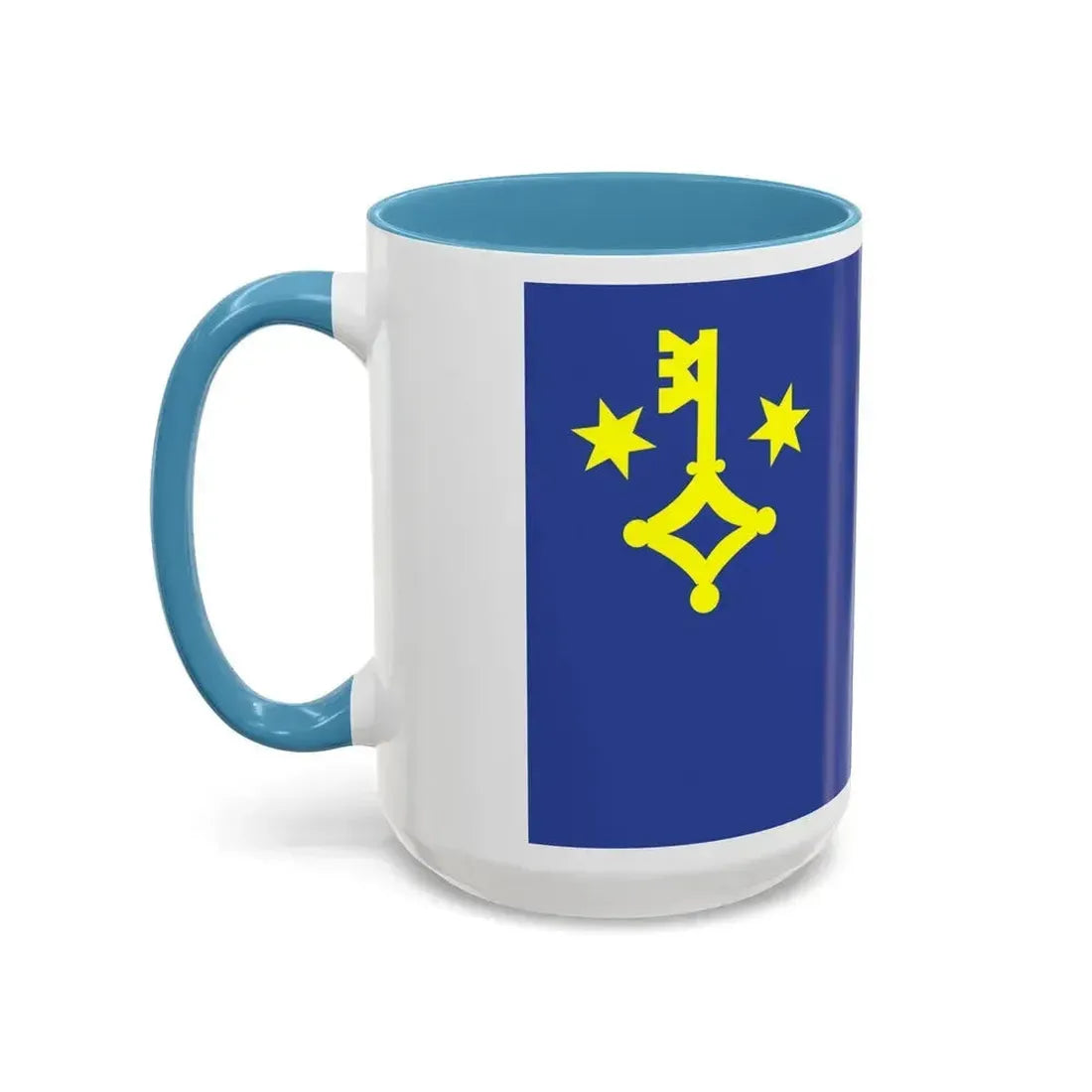 Flag of Hel Poland - Accent Coffee Mug - Go Mug Yourself