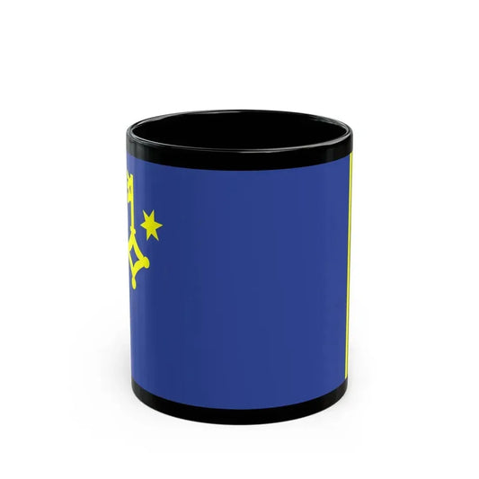 Flag of Hel Poland - Black Coffee Mug 11oz - Go Mug Yourself