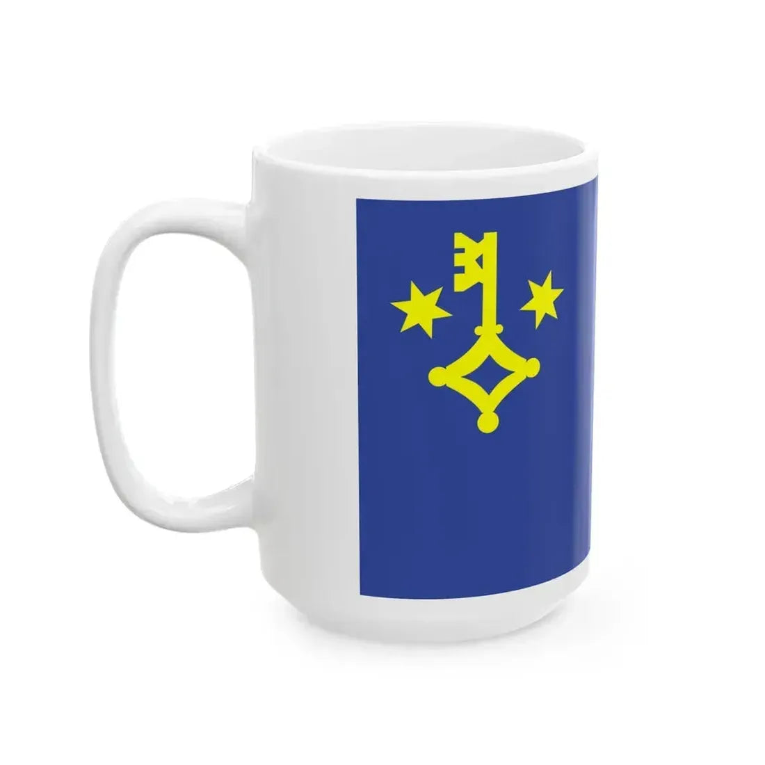 Flag of Hel Poland - White Coffee Mug - Go Mug Yourself