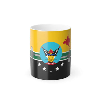 Flag of Hela Papa New Guinea - Color Changing Coffee Mug-11oz-Go Mug Yourself