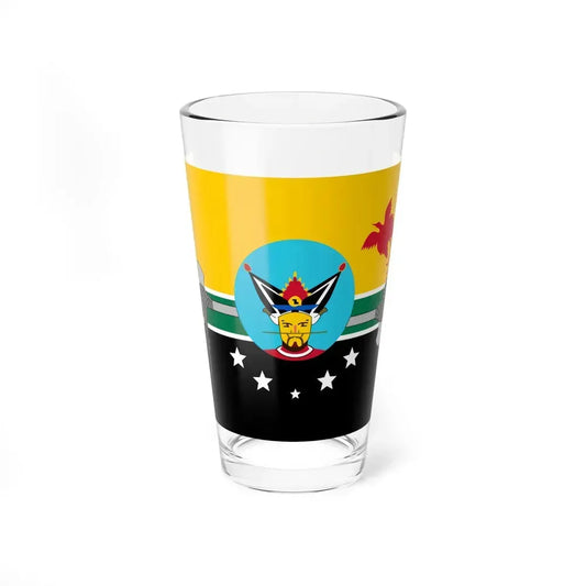 Flag of Hela Papa New Guinea - Pint Glass 16oz 16oz - Go Mug Yourself