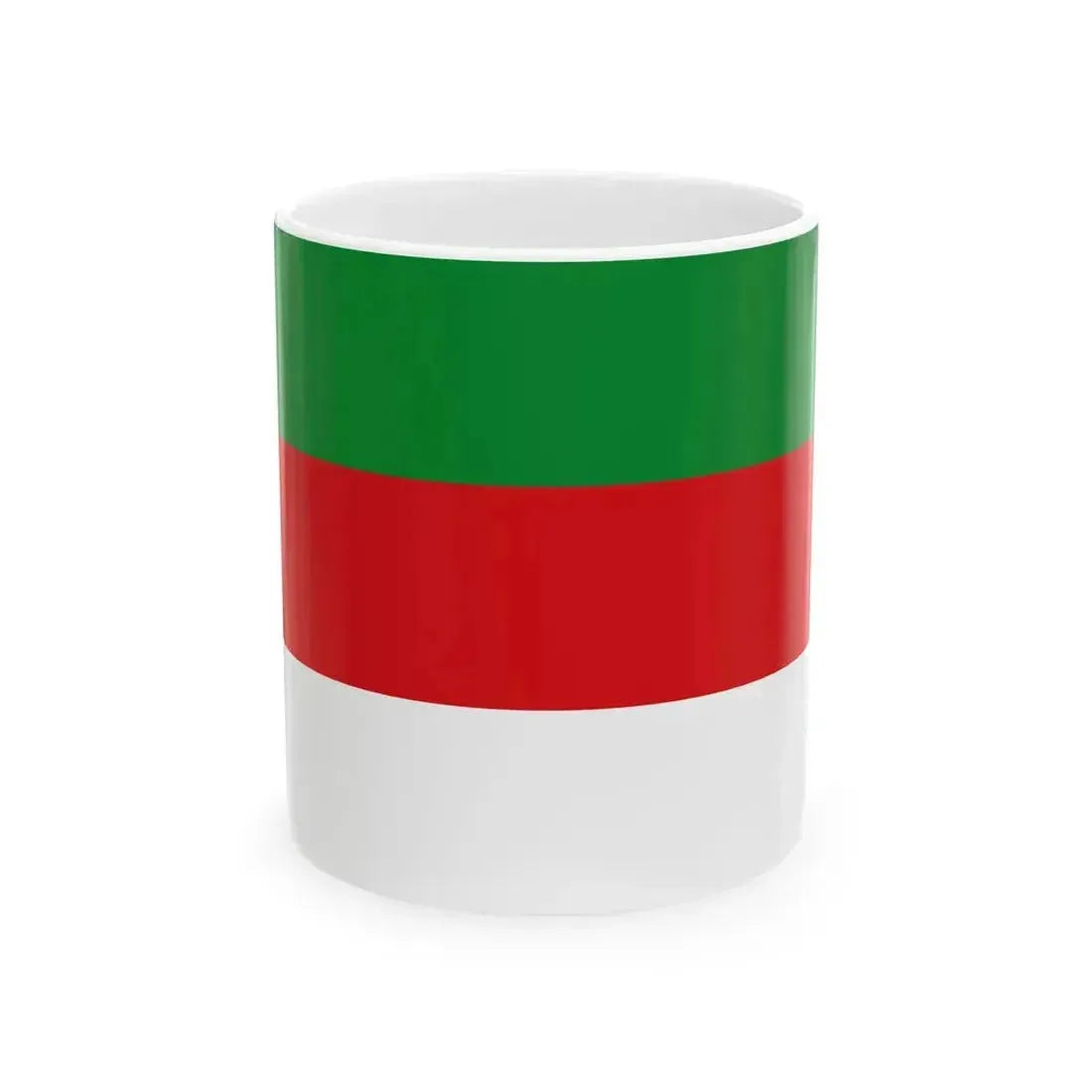 Flag of Helgoland (Germany) White Coffee Mug 11oz - Go Mug Yourself