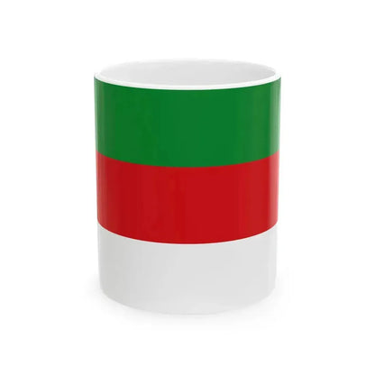 Flag of Helgoland (Germany) White Coffee Mug 11oz - Go Mug Yourself