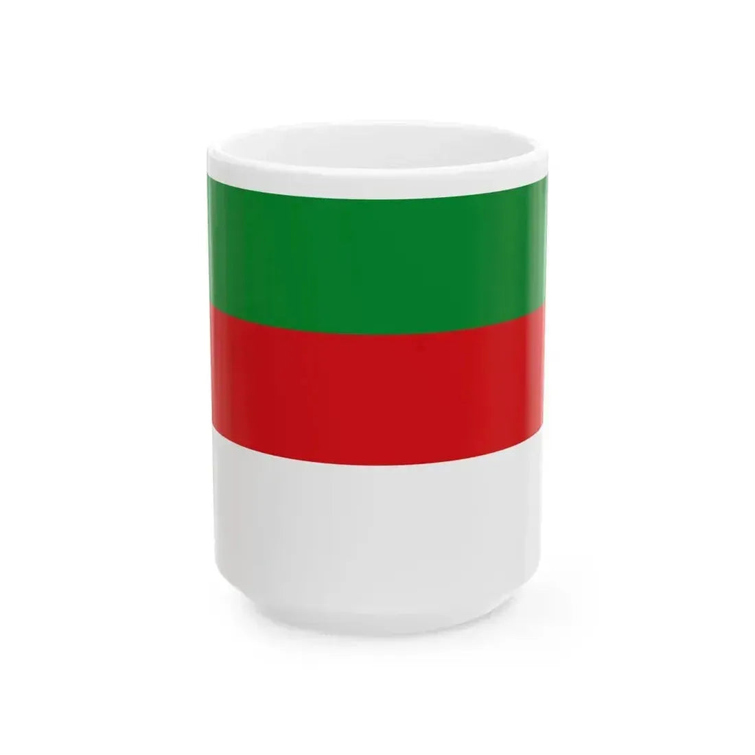 Flag of Helgoland (Germany) White Coffee Mug 15oz - Go Mug Yourself