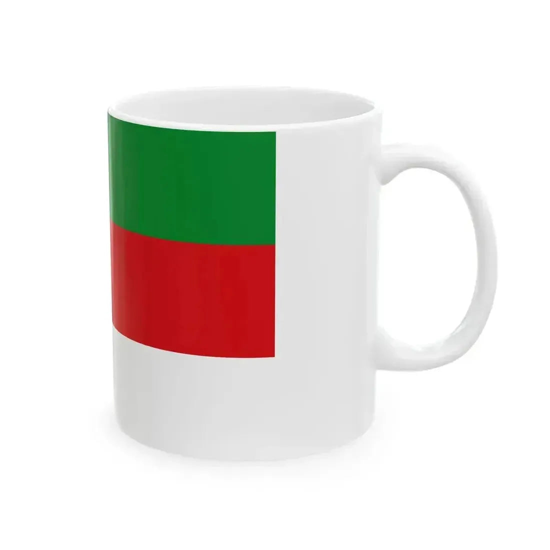 Flag of Helgoland (Germany) White Coffee Mug - Go Mug Yourself