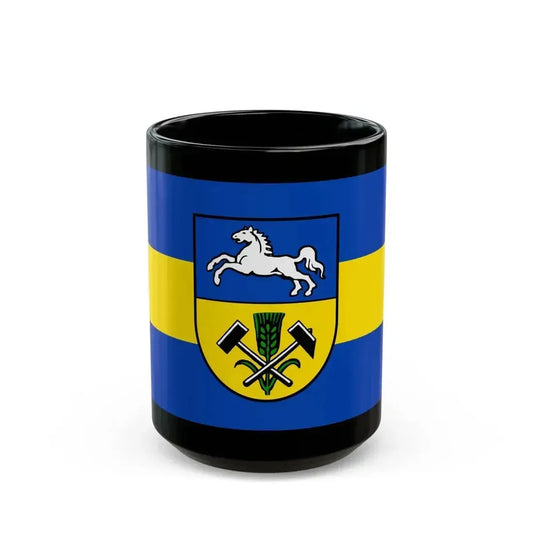 Flag of Helmstedt Germany - Black Coffee Mug 15oz - Go Mug Yourself