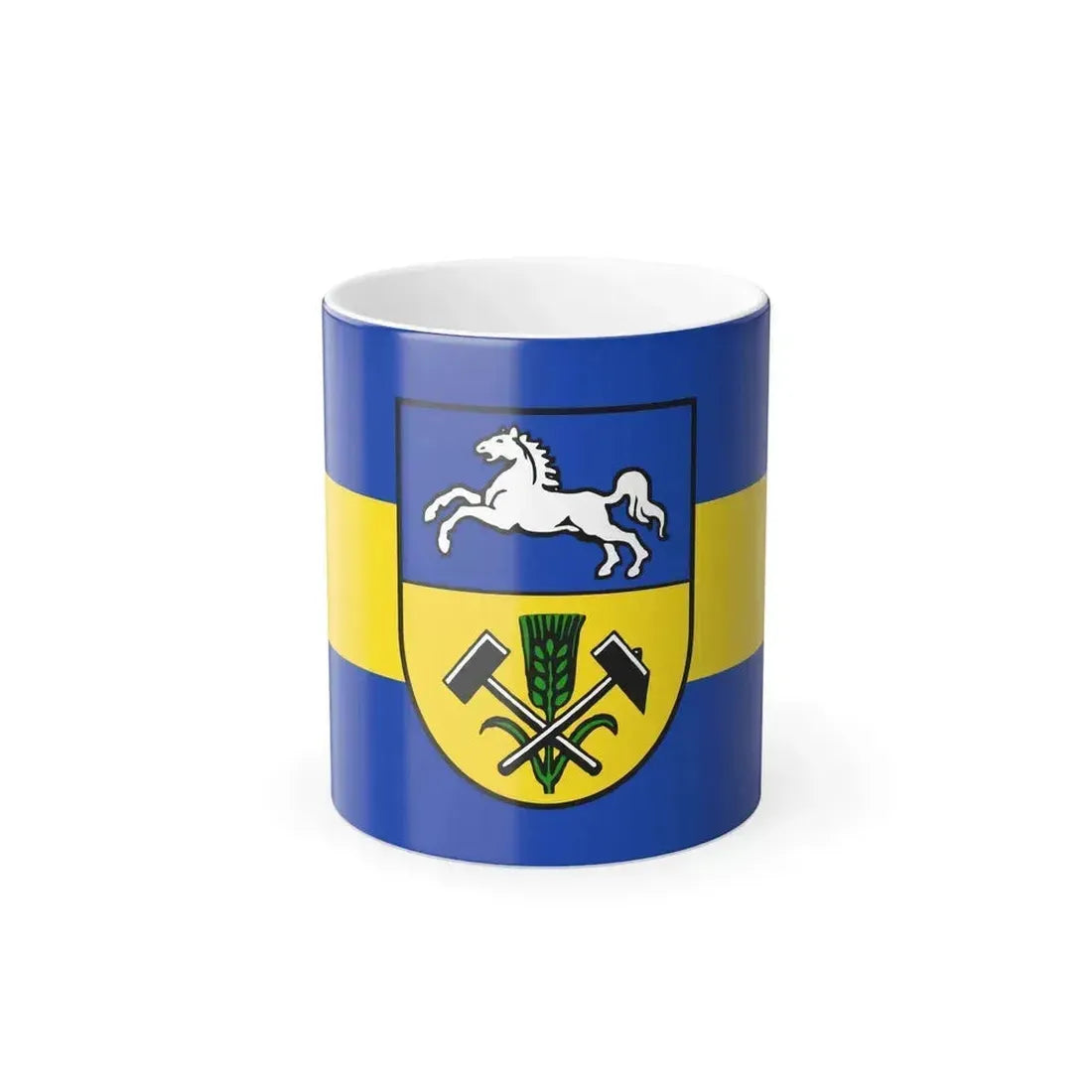 Flag of Helmstedt Germany - Color Changing Coffee Mug 11oz - Go Mug Yourself